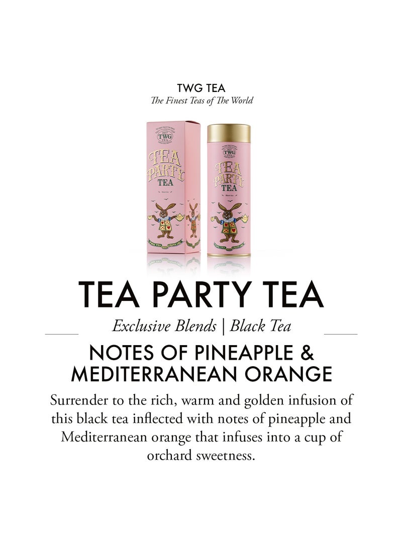 TWG Tea Tea Party | Loose Leaf Black Tea Blend in Haute Couture Tea Tin Gift, 100g - Image 3