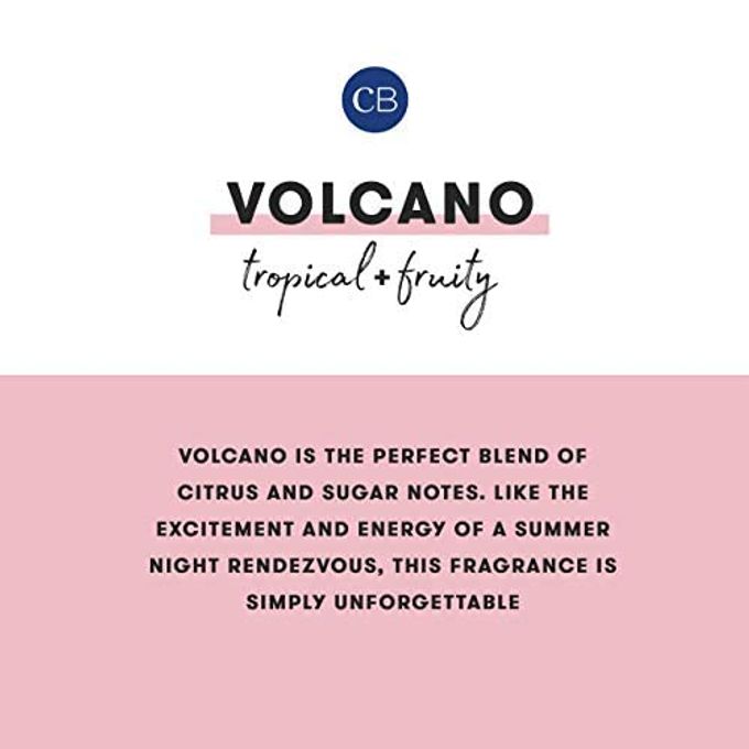 Capri Blue Volcano Scented Candles Luxury Glass Jar Candles for Home Scented with Tropical Fruit & Sugared Citrus Soy Wax Blend Capri Blue Volcano White Color (8 oz) - Image 3