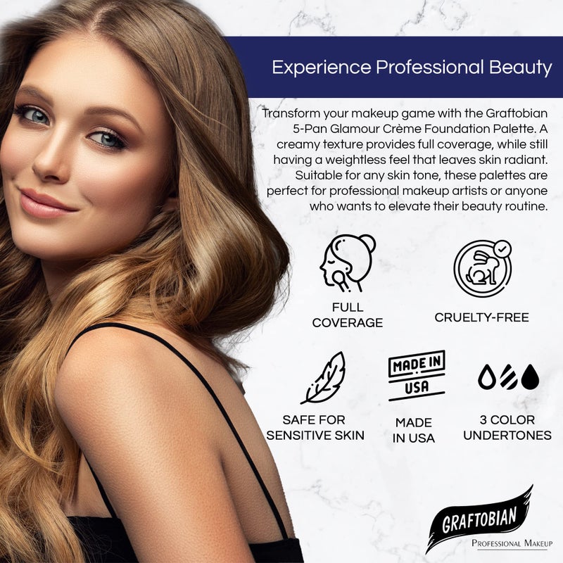 Graftobian HD Lip Palette, Red Lip Palette - Image 2