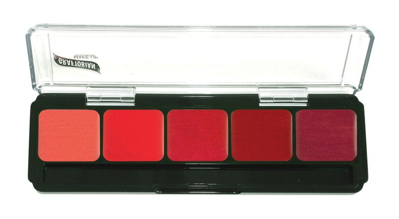 Graftobian HD Lip Palette, Red Lip Palette - Image 1