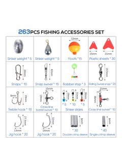 Saudi Arabia's best-selling fishing essentials set: 263 accessories + multi-functional pliers + corrosion-resistant box, to meet the needs of different waters, enjoy fishing, explore the beauty of nature, and achieve the perfect combination of multi-functional accessories and durable boxes - pzsku/Z6437325959AE5542A2C4Z/45/_/1702180736/d6d9a6e7-d378-4352-9940-45489267b5bf