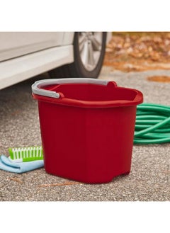 Sterilite Durable Construction BPA-Free Dual Spout Pail Red 16 Quart 11215806  - Image 4