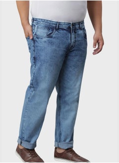 Instafab Plus Jeans with Side Stripes  - Image 3