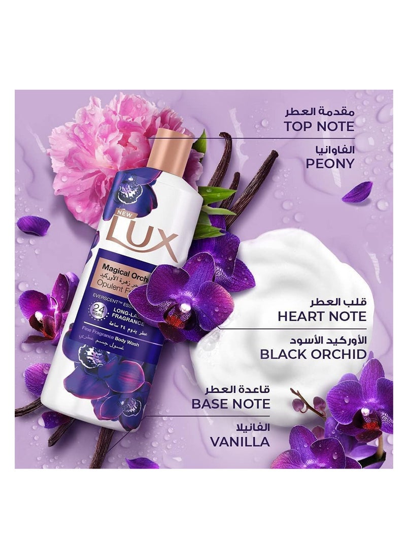 Lux Set Of 2 Lux Perfumed Body Wash Magical Orchid And Body Wash Romantic Hibiscus Opulent Fragrance  - Image 4