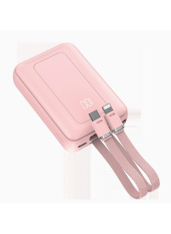 Power Bank, 20,000mAh 22.5W High-Speed Portable Charger with Built-In USB-C Cable, Battery Pack For iPhone 17/17 Air/17 Pro/17 Pro Max/16 Series, Galaxy, and More (20000 mAh) - Image 1
