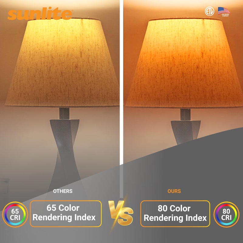 Sunlite ShabBulb, Shabbat Permissible LED Light Bulb, 7 Watt (40 Watt Equivalent) 3000K Warm White - Image 4