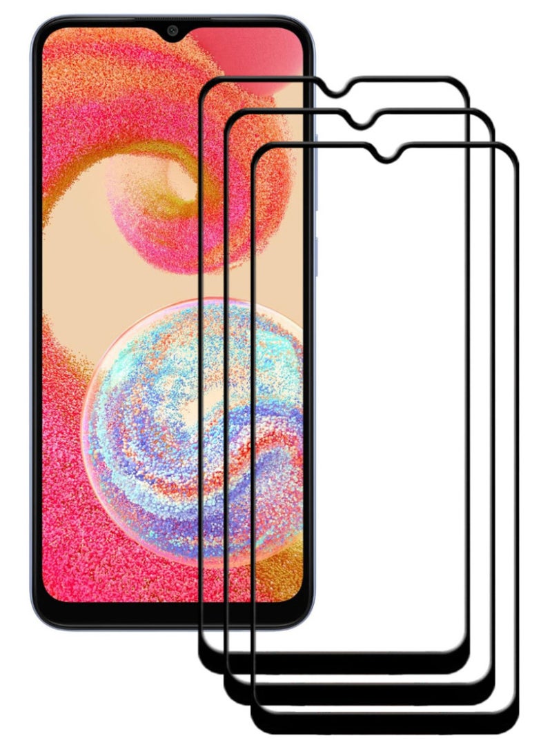 ACLIX 3 Pieces Antistatic ESD Dustproof Premium Quality High Definition Tempered Glass Screen Protector Designed For Samsung Galaxy A04e - Image 1