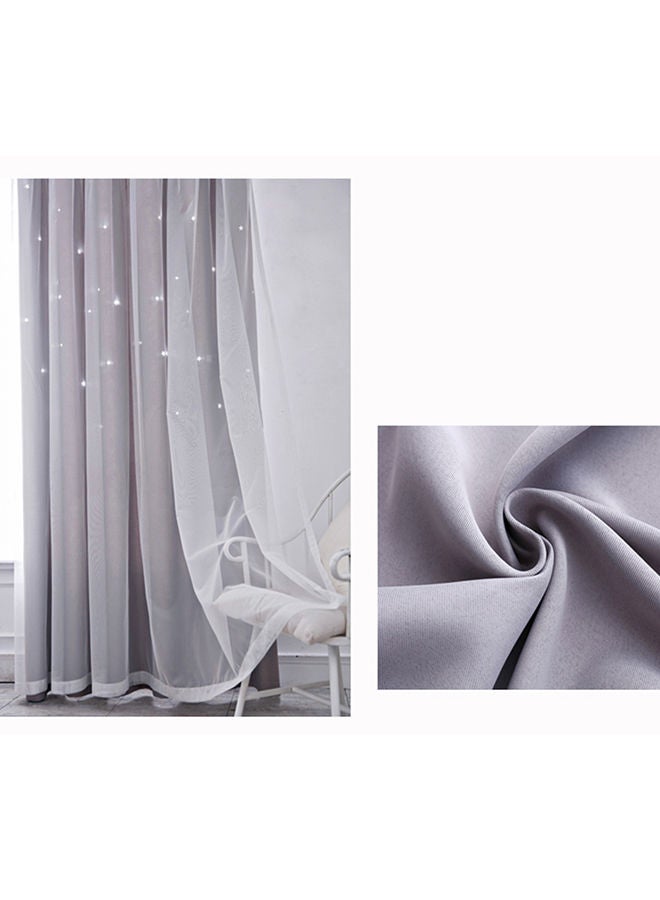 نيبمينينت ستارة للنافذة مزيّنة بتجاويف على شكل نجوم رمادي 35x5x30سنتيمتر - Image 4