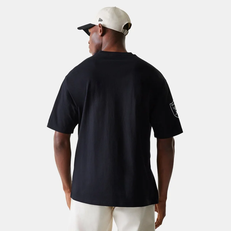 NEW ERA Black Men's NFL Las Vegas Raiders Heritage T-Shirt for Men | Best Price UAE