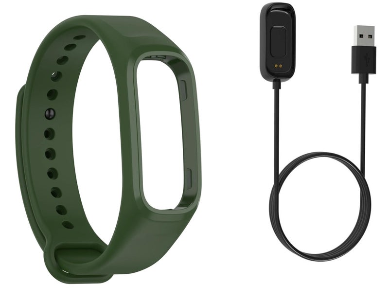 Like Star Oneplus Silicone Adjustable Strap with Oneplus Smart Band Power Sharing Fast Charger 2 pin (Device Not Included) - Image 1