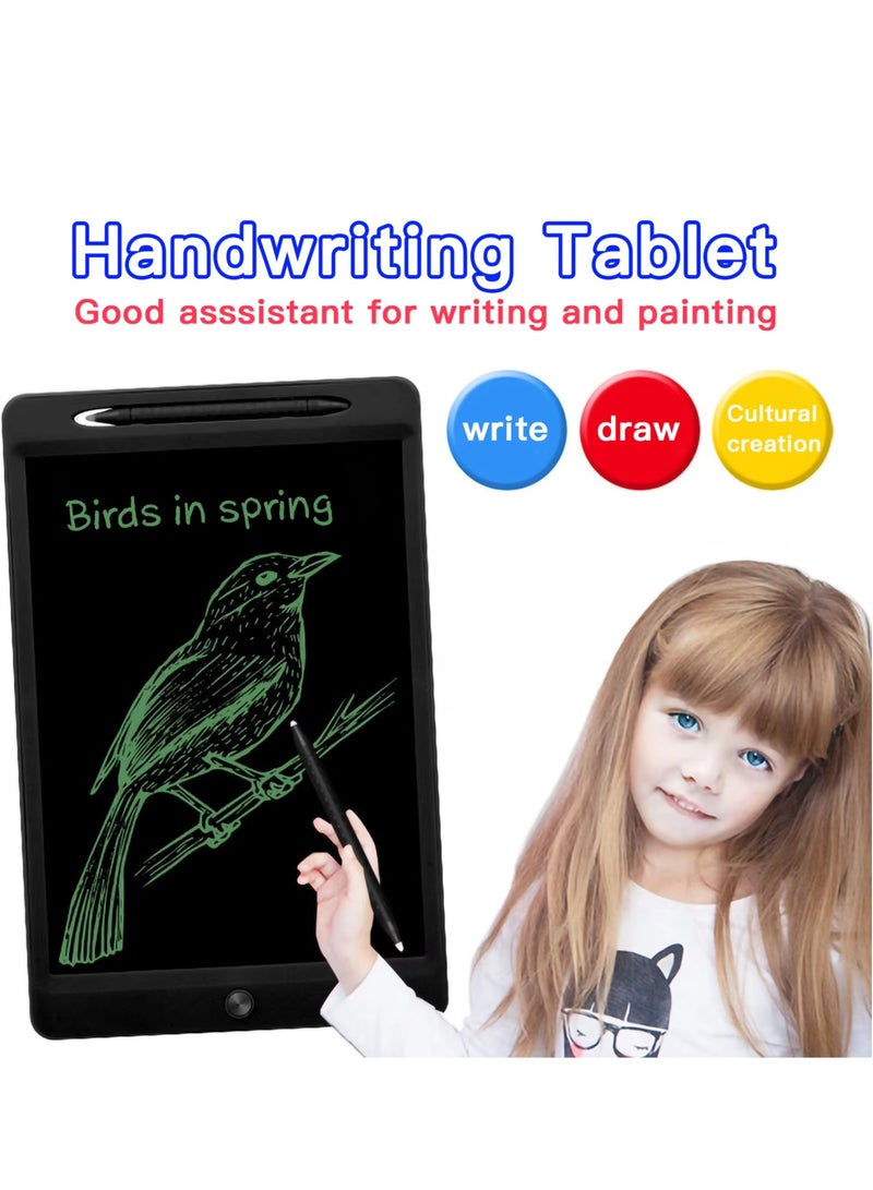 Prime Rechargeable LCD Writing Tablet 11.5 Inch Handwriting Drawing Tablet Colorful Screen with Stylus Lock Button for Toddler Learning Gifts for and Girls - Black - Image 2