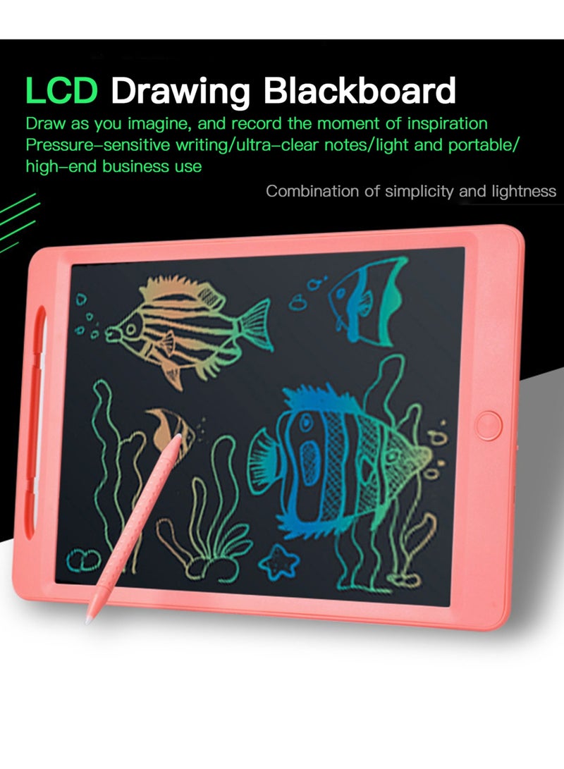 Prime Rechargeable LCD Writing Tablet 11.5 Inch Handwriting Drawing Tablet Colorful Screen with Stylus Lock Button for Toddler Learning Gifts for and Girls - Black - Image 3