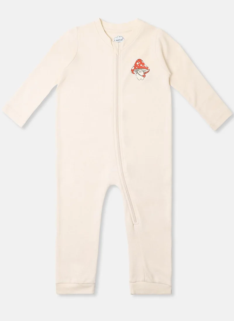 Nautinati Nautinati Infants' Interlock Cotton Cute Animal Print Pack of 2 Sleepsuit