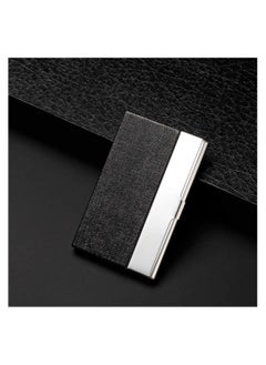 Excefore Business Card Holder Case, Fashion ID Holder Professional PU Leather Business Card Carrier, Wallet Credit Card ID Case for Men & Women Best Gift, 2 PCS  - Image 5