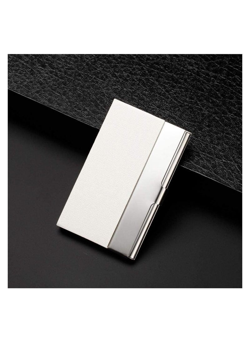 Excefore Business Card Holder Case, Fashion ID Holder Professional PU Leather Business Card Carrier, Wallet Credit Card ID Case for Men & Women Best Gift, 2 PCS  - Image 4