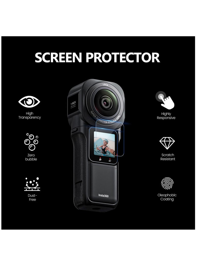 SOLARAE Tomat Camera Carrying Case+Tempered Glass Screen Protector for Insta360 ONE RS Camera - Image 2