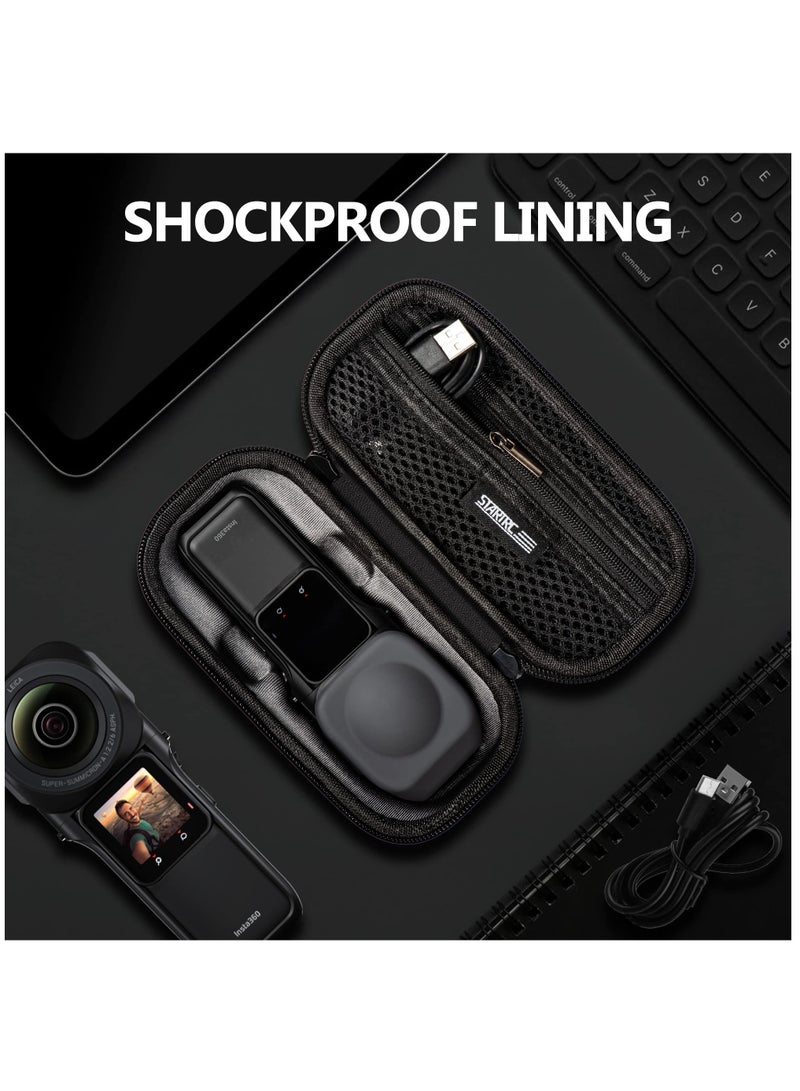 SOLARAE Tomat Camera Carrying Case+Tempered Glass Screen Protector for Insta360 ONE RS Camera - Image 4