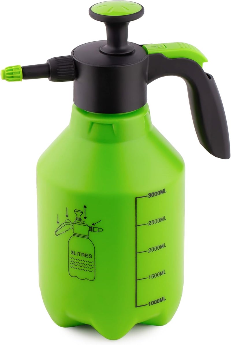 MIVOS Pressure Sprayer 3 Litres - Premium Garden Sprayer, Pump Sprayer for Balcony, Patio & Garden - Plant Sprayer - Sprayer for Plant Care, Hand Sprayer - Image 3