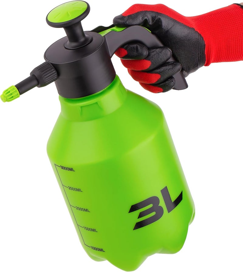 MIVOS Pressure Sprayer 3 Litres - Premium Garden Sprayer, Pump Sprayer for Balcony, Patio & Garden - Plant Sprayer - Sprayer for Plant Care, Hand Sprayer - Image 1