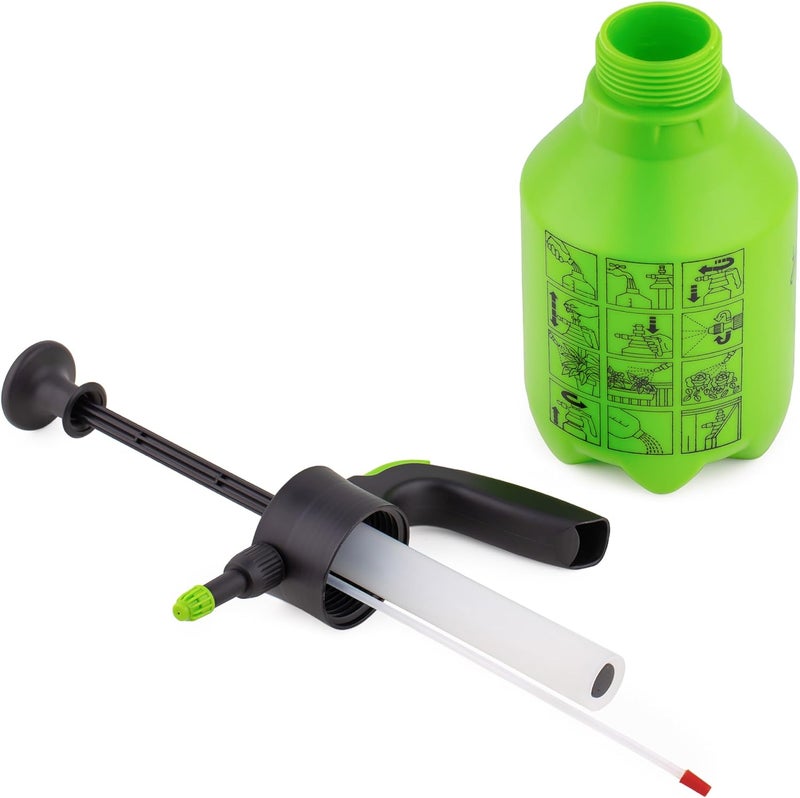 MIVOS Pressure Sprayer 3 Litres - Premium Garden Sprayer, Pump Sprayer for Balcony, Patio & Garden - Plant Sprayer - Sprayer for Plant Care, Hand Sprayer - Image 4