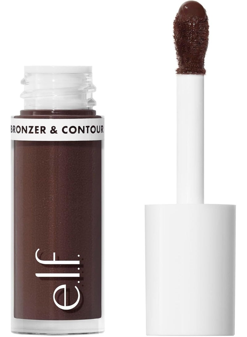 elf Camo Liquid Bronzer & Contour, Silky Highly Pigmented Formula, Creates a Long-Lasting Bronzed Glow & Natural Look, Vegan & Cruelty-Free, 10 Rich - Image 1