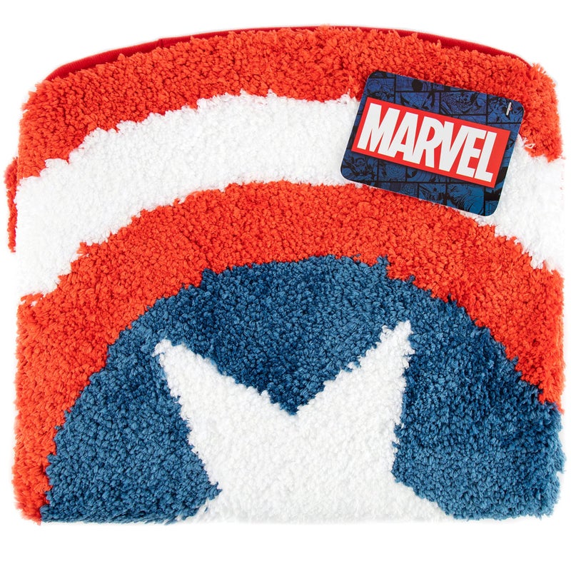 Jay Franco Marvel Avengers Shields Tufted Rug Tufted Polyester Bath Rug, Kids Bath (Official Marvel Product) - Image 2