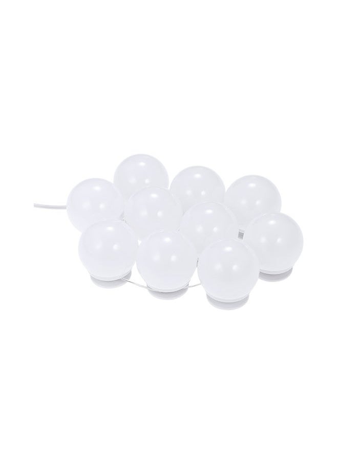 NIBEMINENT Hollywood Style LED Vanity 5000K~6500K Dimmable Dressing Table Mirror Light Bulbs White 0.287kg  - Image 3