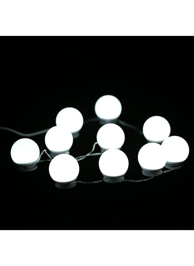 NIBEMINENT Hollywood Style LED Vanity 5000K~6500K Dimmable Dressing Table Mirror Light Bulbs White 0.287kg  - Image 4