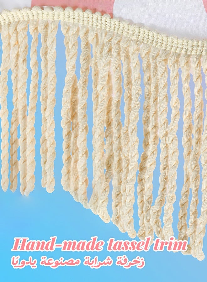 سولار لايف مظلة فناء هامشية بطول 1.8 متر، مظلة شاطئ مع زر إمالة وحقيبة حمل للحديقة أو الحديقة أو حمام السباحة أو الفناء (أبيض) - Image 4