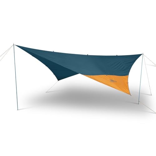 Kelty Noah’s Tarp Sun Shelter and Multi-Use Awning Rainfly, Portable Canopy UV Protection, Waterproof + Durable, 3 Sizes for Customized Pitch (12ft) - Image 1