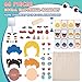 PP OPOUNT Social Emotional Learning Toy Funny Faces Games with 53 PCS Facial Expressions and 12 Emotional Flashcards Preschool Learning Activities Toy to Express Emotions for Kids - Image 4