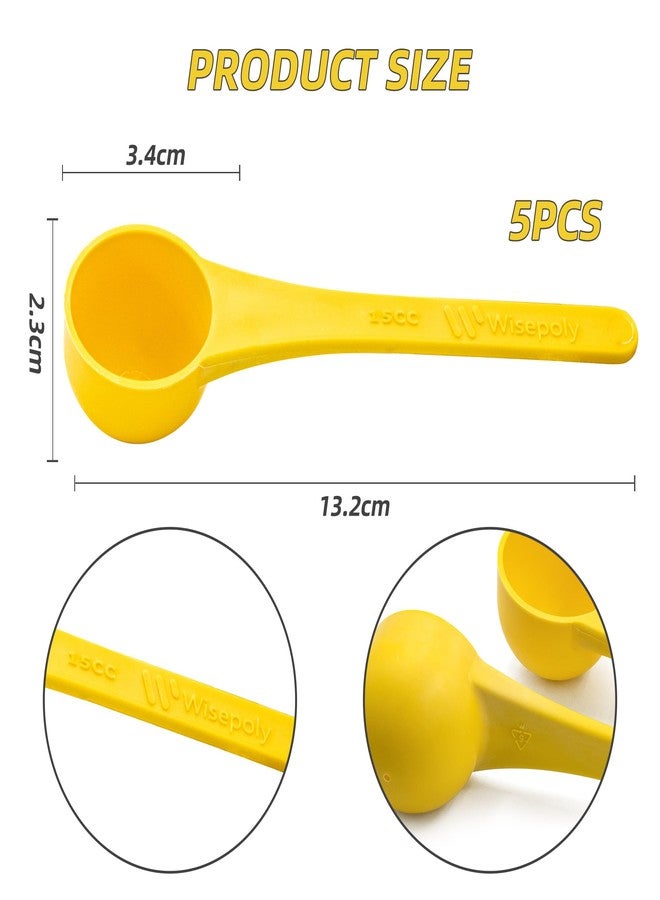Wisesorb 5Pcs 15CC Spoons, Powder Measuring Spoon with Drying, Milk Powder Spoon，Protein Powder Scoop - Image 3