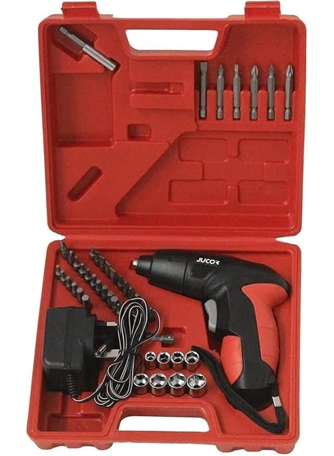 erorex 4.8V Cordless Electrical Screwdriver Accessories 44 Pieces
