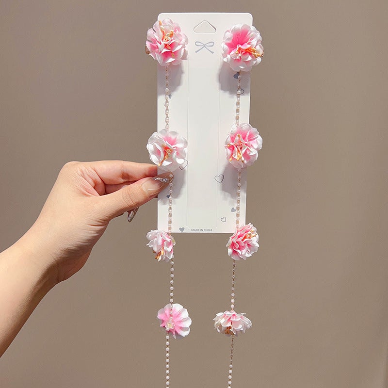Generic Kids Butterfly Hair Clips Princess Tassel Chains The main figure is the same [time limit impulse]]