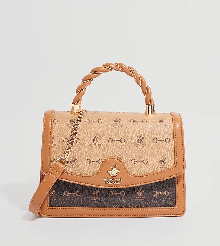 بيفرلي هيلز بولو كلوب حقيبة يد علوية بألوان متضاربة