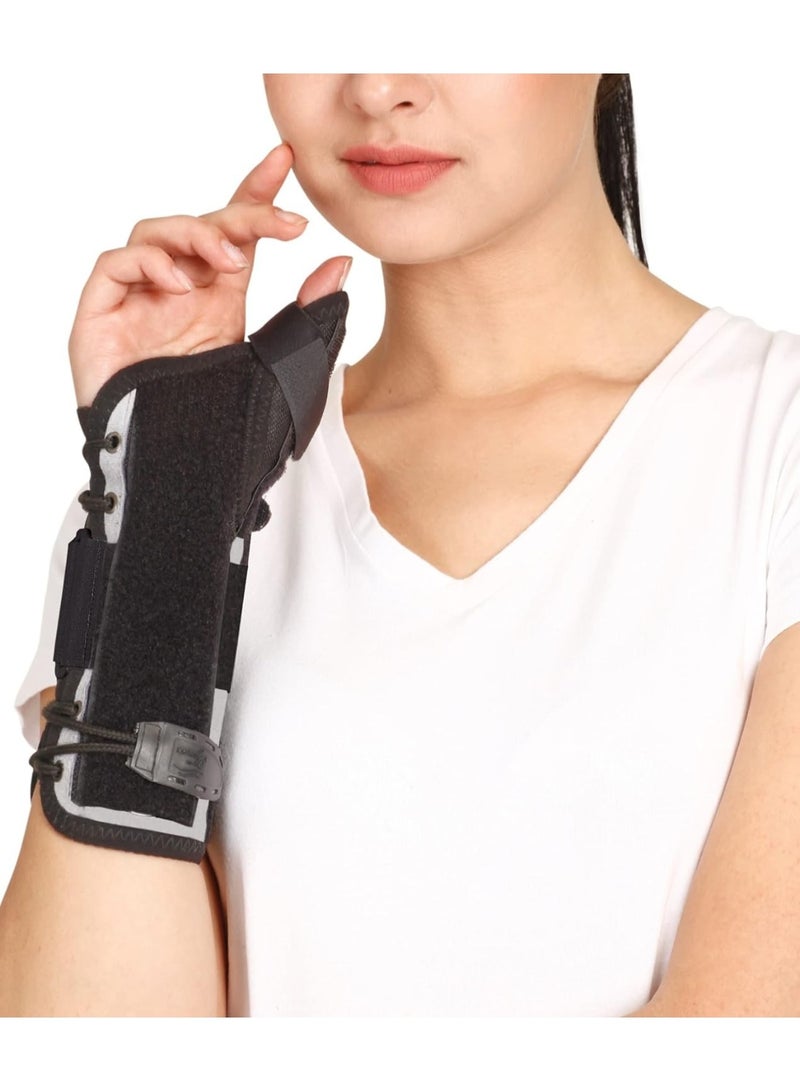 دعامة رسغ مع دعم للإبهام – خفيفة وسهلة الاستخدام – دعم عملي لثبات اليد في الاستخدام اليومي - Image 1