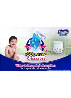 MamyPoko MamyPoko Pants All Night Absorb Baby Diapers Medium (M), 72 Count 7-12 kg  - Image 5