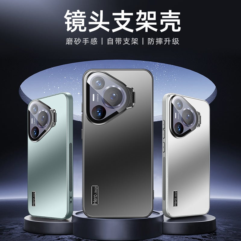 Fulcrum Case For Huawei Pura70Pro Phone Case Pura70Ultra Lens Full Coverage Drop-Resistant Bracket Soft Case - Image 2