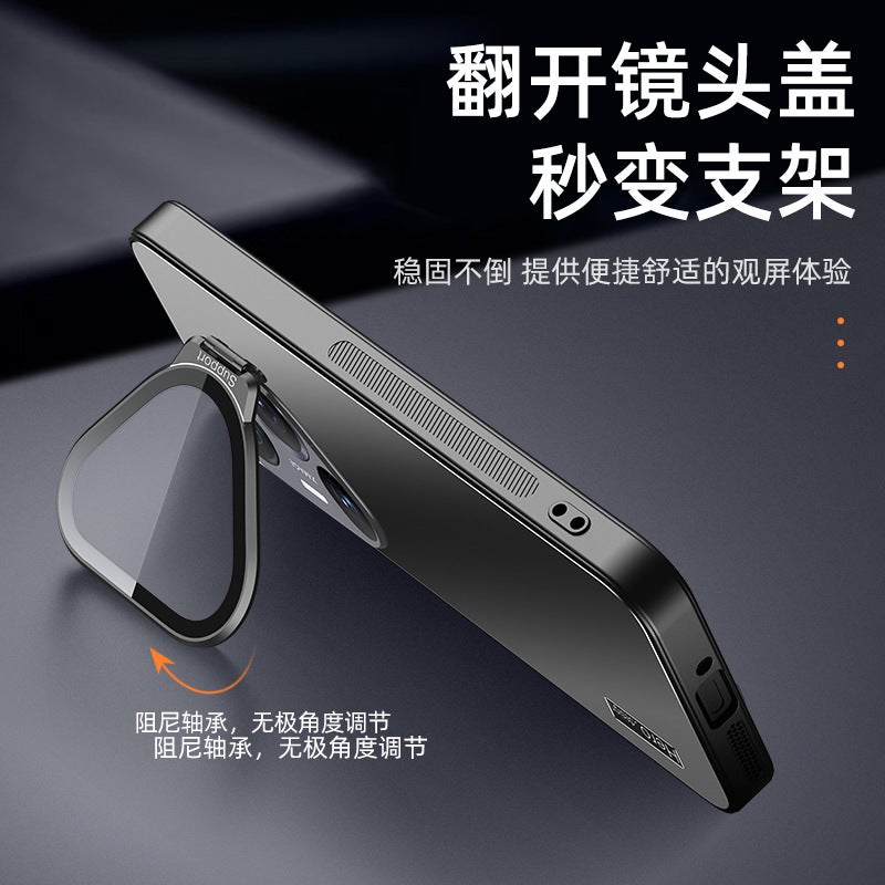 Fulcrum Case For Huawei Pura70Pro Phone Case Pura70Ultra Lens Full Coverage Drop-Resistant Bracket Soft Case - Image 4