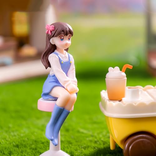 Spiaty Polyvinyl Chloride Creative Sweetheart Dolls Home, Car and Office Decor Figurine (Small, Multi, Set of 2) - Image 3