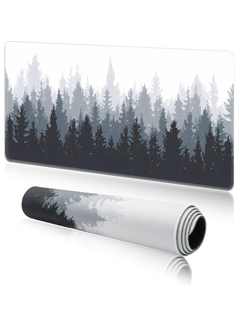 Large Mouse Pad Extended Gaming Mouse Pad Non-Slip Rubber Base (800 * 300 * 3mm) Tree  - Image 4