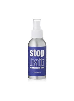 Stop Hair  Natural Hair Growth Inhibitor Spray Bikini Zone Body Face Hair Reduction Permanent Hair Removal Remover 44 fl oz 120 ml