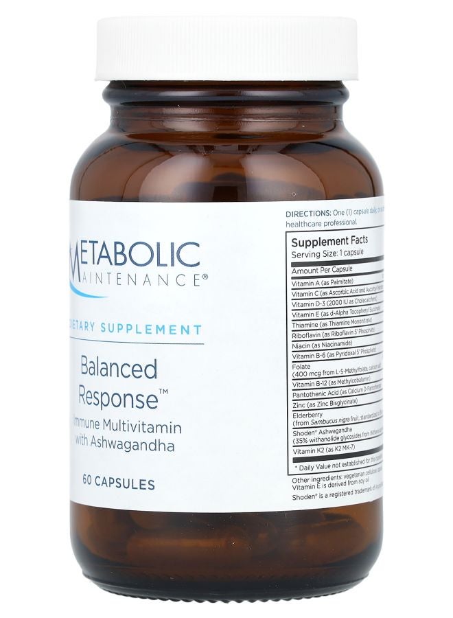 Metabolic Maintenance Balanced Response 60 Capsules - Image 2