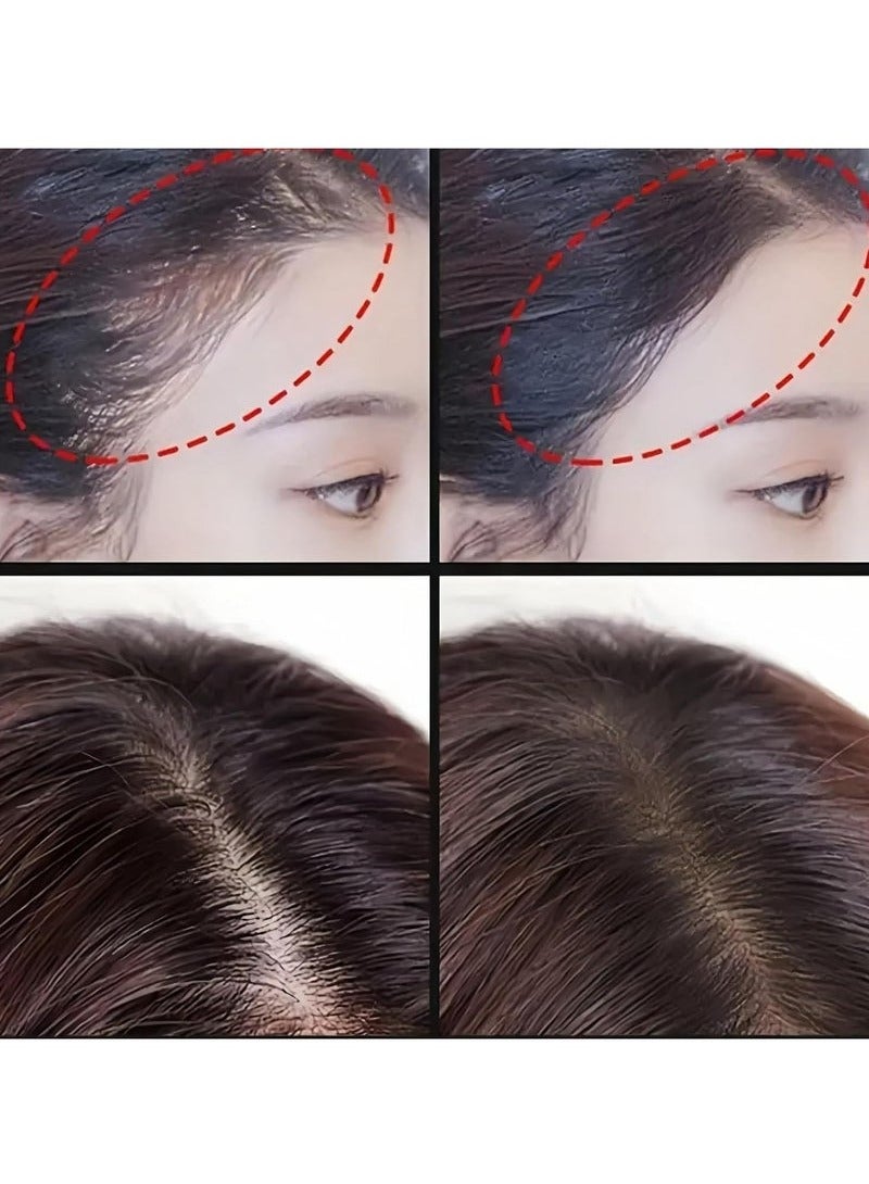 OMEVE Disposable Hair Dye Pen, Temporary Hair Dye Pen, Dark Brown-Colored Hair Dye Stick, Long-Lasting Fast Dyeing, Washable, High-Saturation Hair Covering, Diy Hair Style Dye Color-Filling Stick  - Image 2