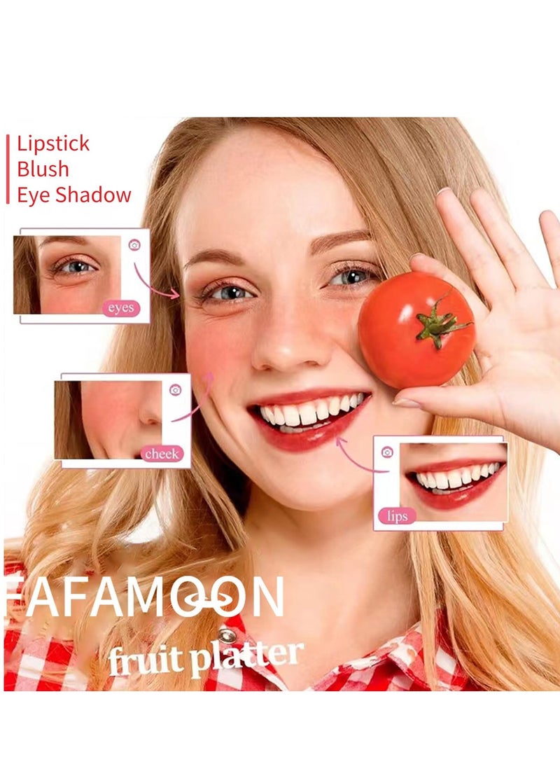 FAFAMOON 4PCS Lip Tint Stain Set, Mini Liquid Water Tint,Korean Lip Gloss Moisturizing Natural,Long Lasting Waterproof,Multi-Use Lip and Cheek Tint - Image 2