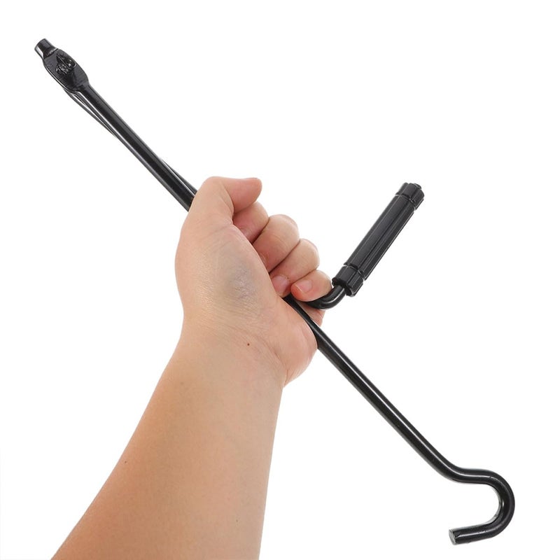2Pcs Heavy Duty Metal Tire Lifting Crank Handles with Grip for Car and Trailer Scissor Lift Jacks Replacement - Image 5