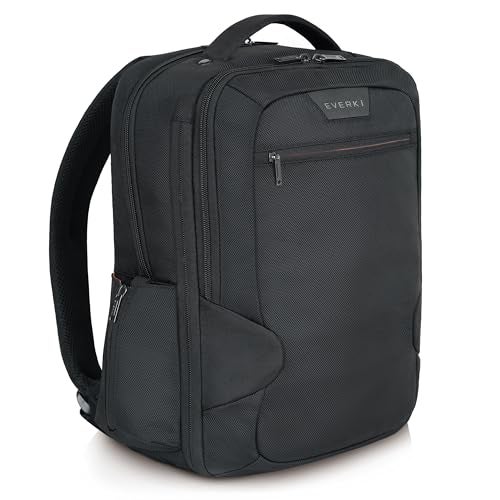EVERKI Studio Expandable Laptop Backpack for Men & Women – Business and Travel Backpack, Carry-On Backpack for Office & Travel, Professional Backpack, 15-Inch MacBook & Laptop Bag, 26L Capacity, Black - Image 1