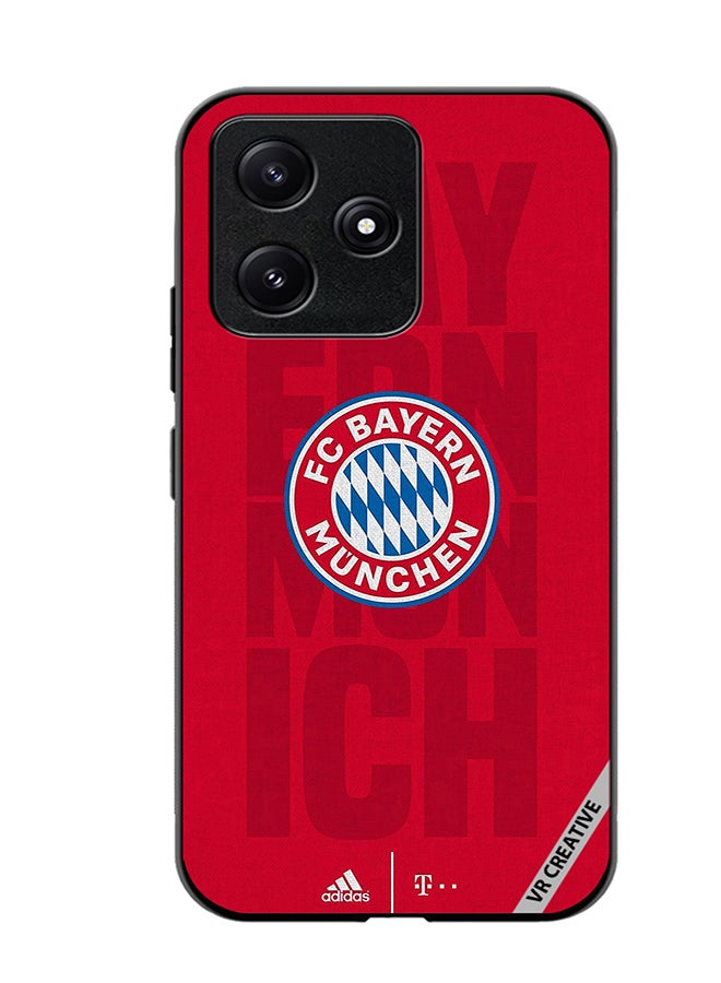 VR CREATIVE Protective Case Cover For Xiaomi Poco M6 Pro 5G Fc Bayern Munich Design Multicolour - Image 1