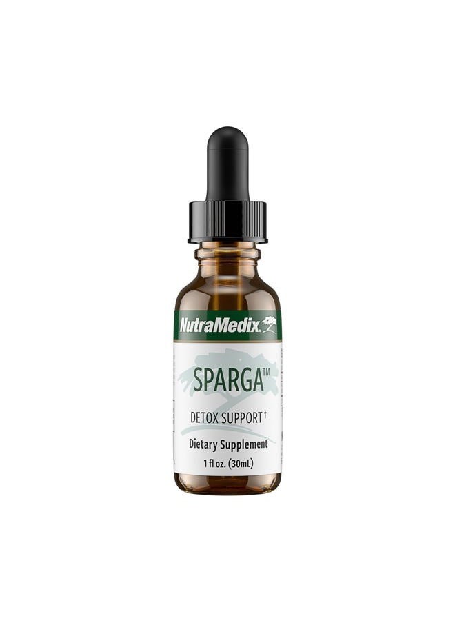 Nutramedix Sparga Tincture - Antioxidant-Rich Asparagus Extract for Cleansing and Detox Support - Mix Liquid Drops with Water for Body Detox Drink (1oz / 30ml) - Image 1