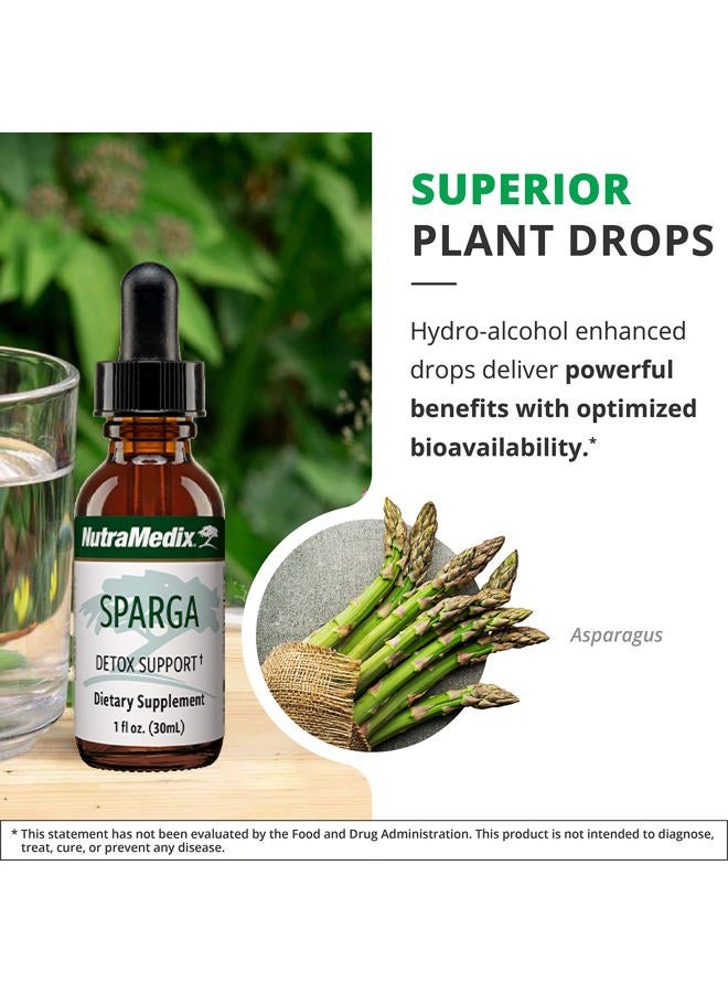 Nutramedix Sparga Tincture - Antioxidant-Rich Asparagus Extract for Cleansing and Detox Support - Mix Liquid Drops with Water for Body Detox Drink (1oz / 30ml) - Image 5